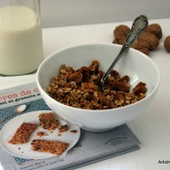 Granola aux noix et à la figue séchée