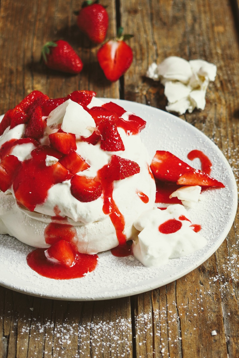 pavlova aux fraises